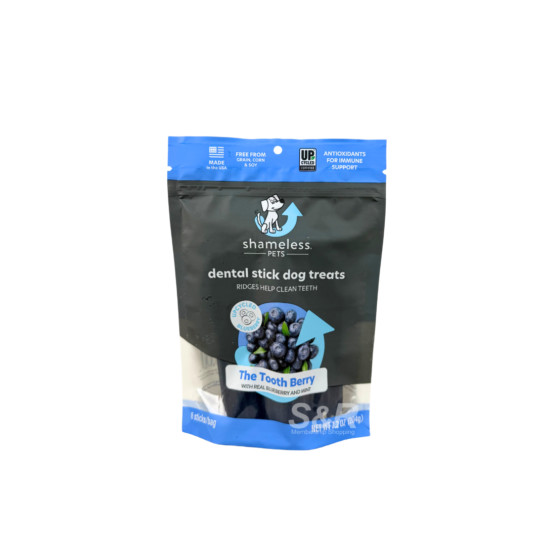 Shameless Pets Dental Sticks Dog Treats 204g Shameless Pets Dental Sticks Dog Treats 204g